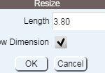 resize
